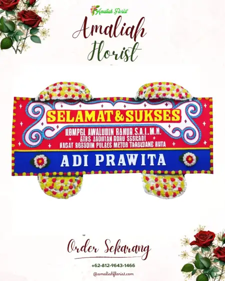 Papan Bunga Ucapan Selamat Ngrawan